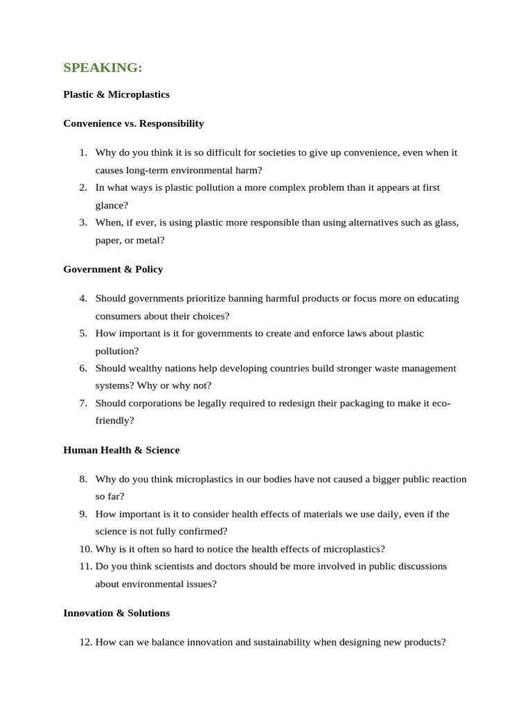 Understanding Plastic Pollution Challenges | PDF | Sustainability | Plastic