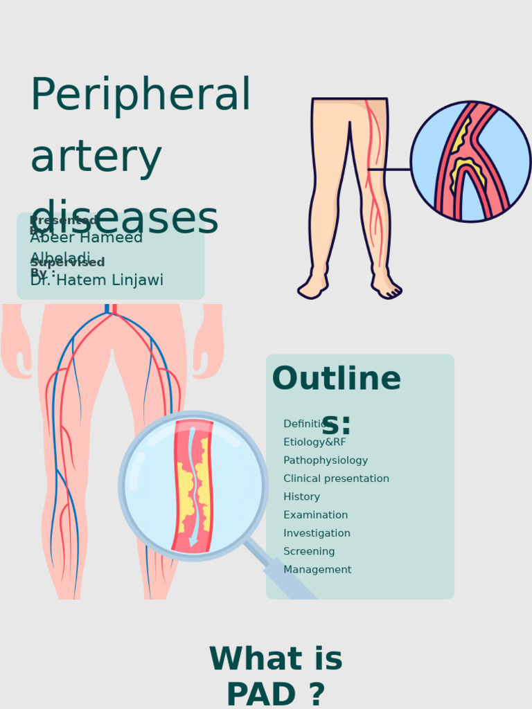 Understanding Peripheral Artery Disease | PDF | Myocardial Infarction ...