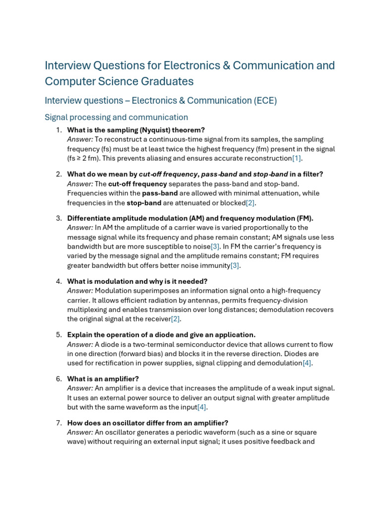 Interview Questions Preparation | PDF | Internet Protocols | Random ...