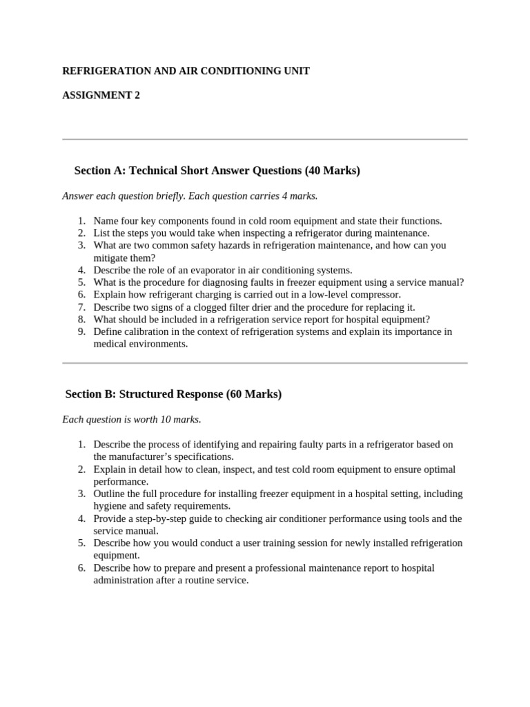 Refrigeration & AC Maintenance Guide | PDF
