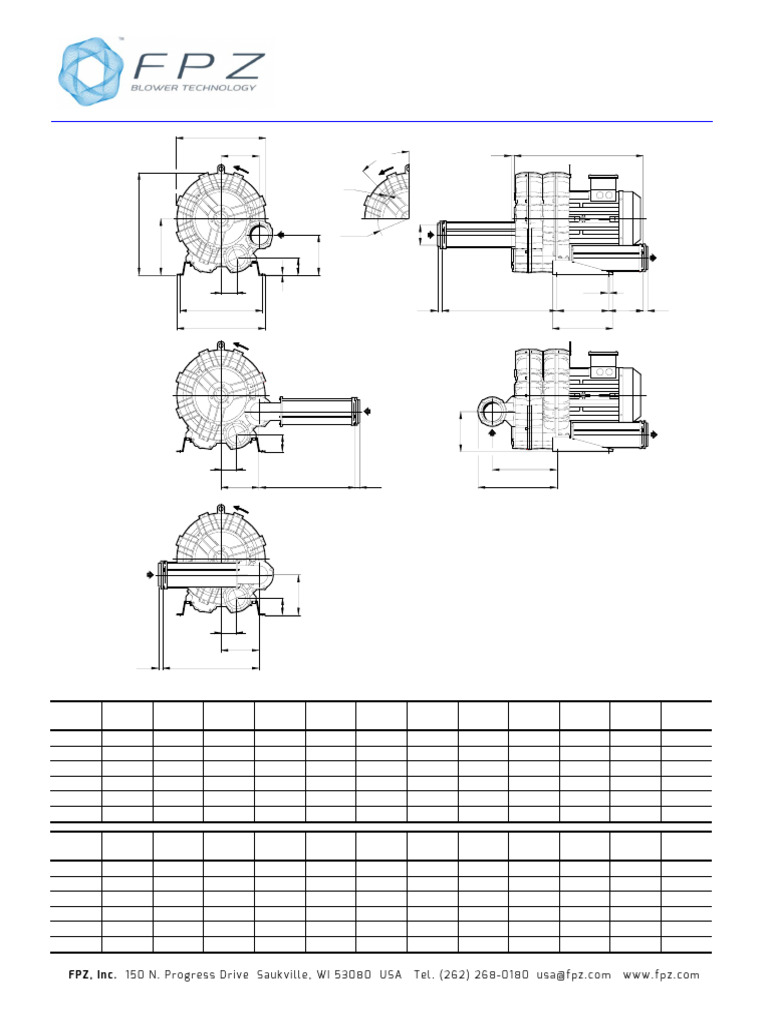 TD - Mor SCL K07 / K08 / K09 / K10 / K11 / K12: Regenerative Blowers | PDF