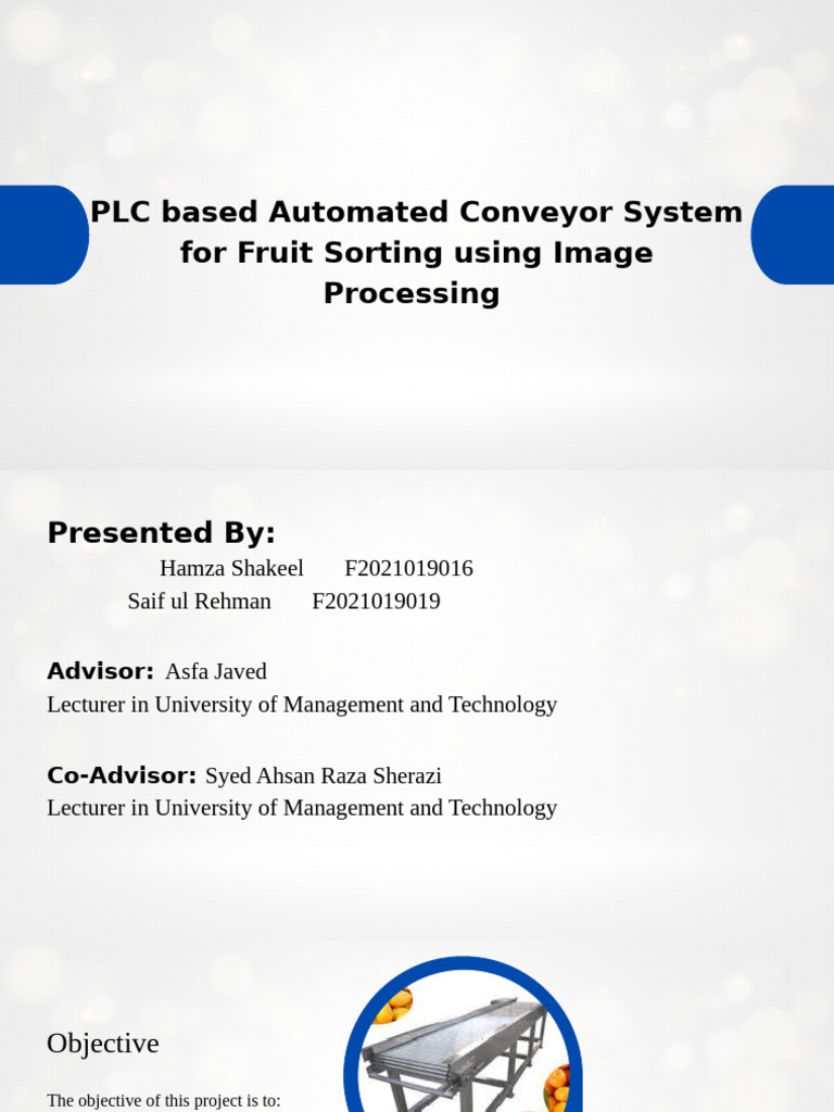 Automated Fruit Sorting Conveyor System | PDF | Computing