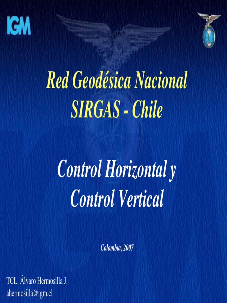 SIRGAS Chile: Red Geodésica Nacional | PDF | Geodesia | Sistema de ...