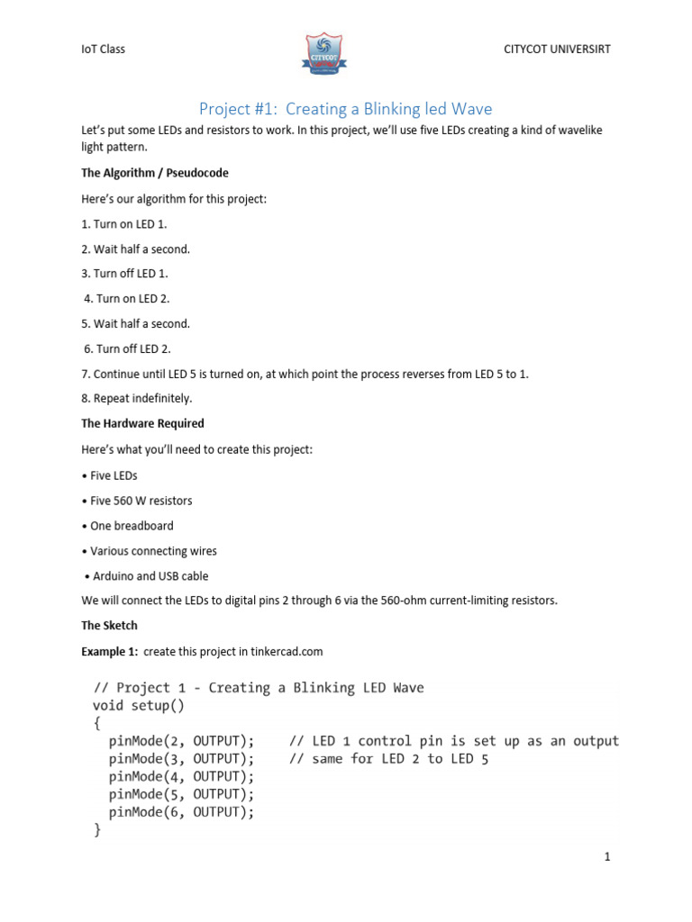IoT Projects LAB Revission | PDF | Arduino | Electronic Engineering