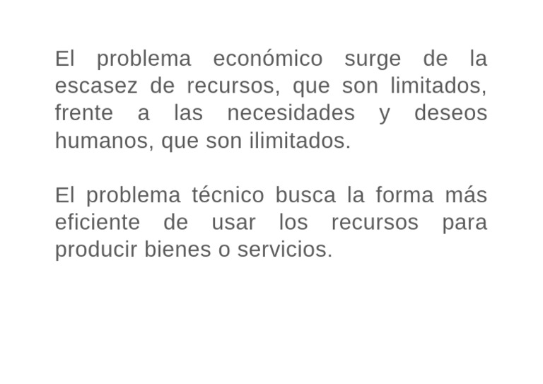 Problema Economico y Tecnico | PDF