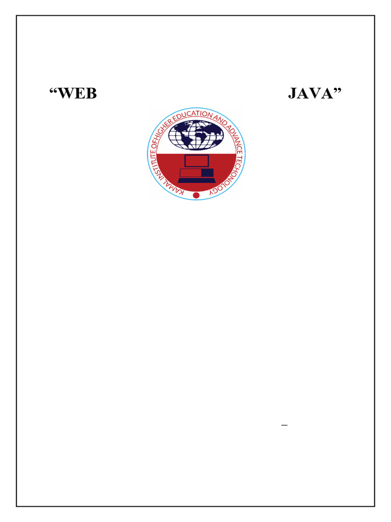 Java Web Development Practical Guide | PDF | Java Platform | Software ...