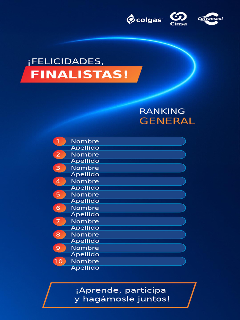 Ranking Editable | PDF