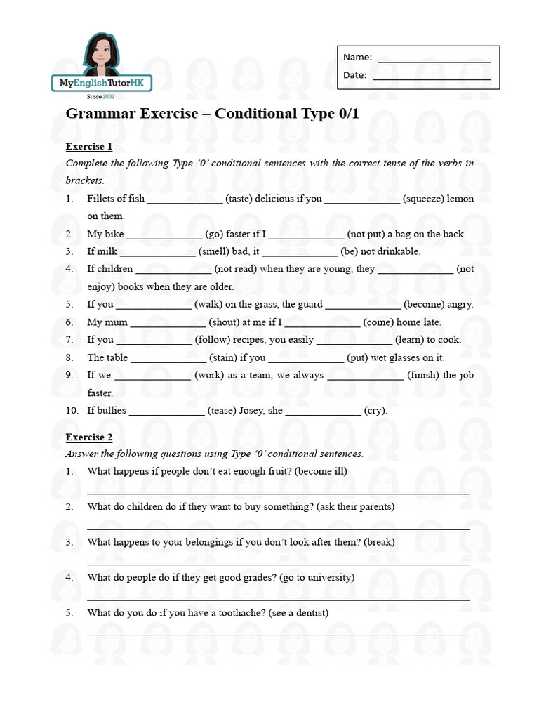 Zero and First Conditionals | PDF | Syntax | Grammar