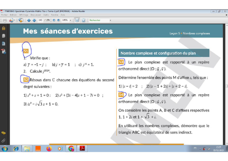 Exo de Maths 2 | PDF