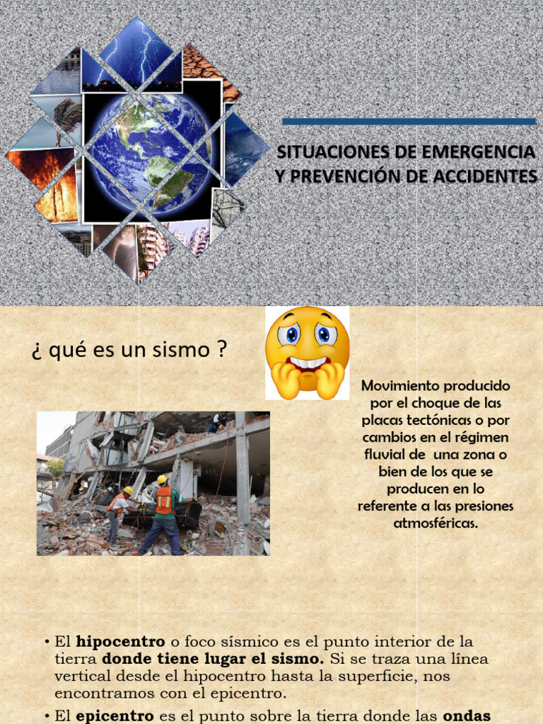 Prevención y Manejo de Emergencias | PDF | Temblores