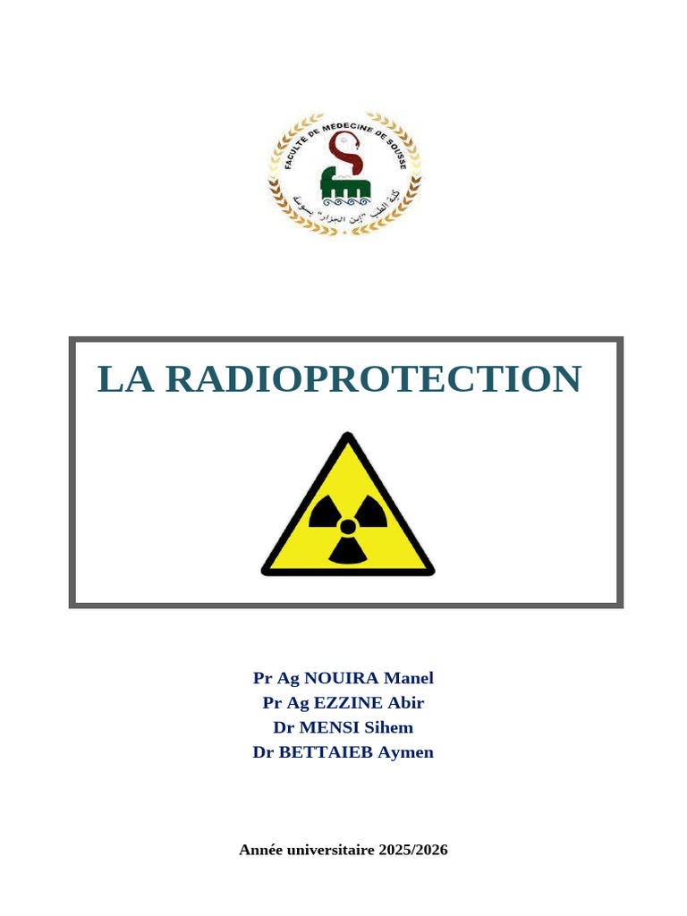 Principes et normes de radioprotection | PDF | Dose absorbée | Irradiation
