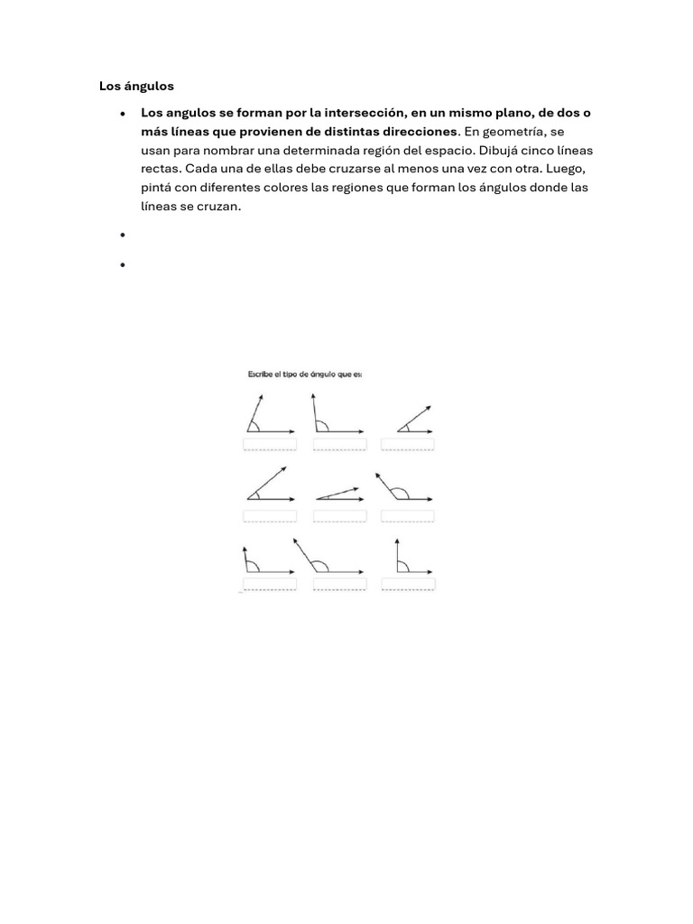 Los Ángulos | PDF
