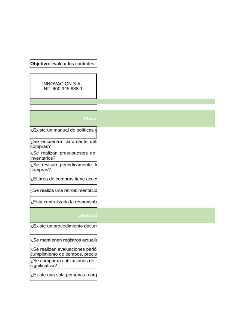 Auditoría del Proceso de Compras | PDF | Auditoría | Presupuesto