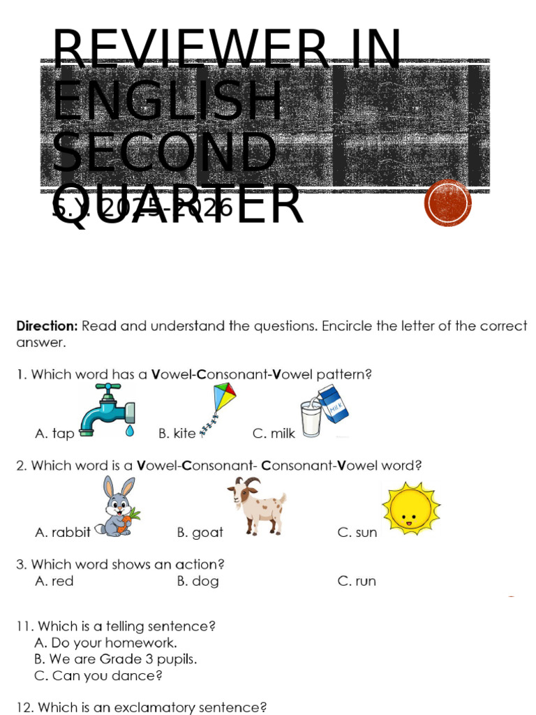 English Reviewer | PDF