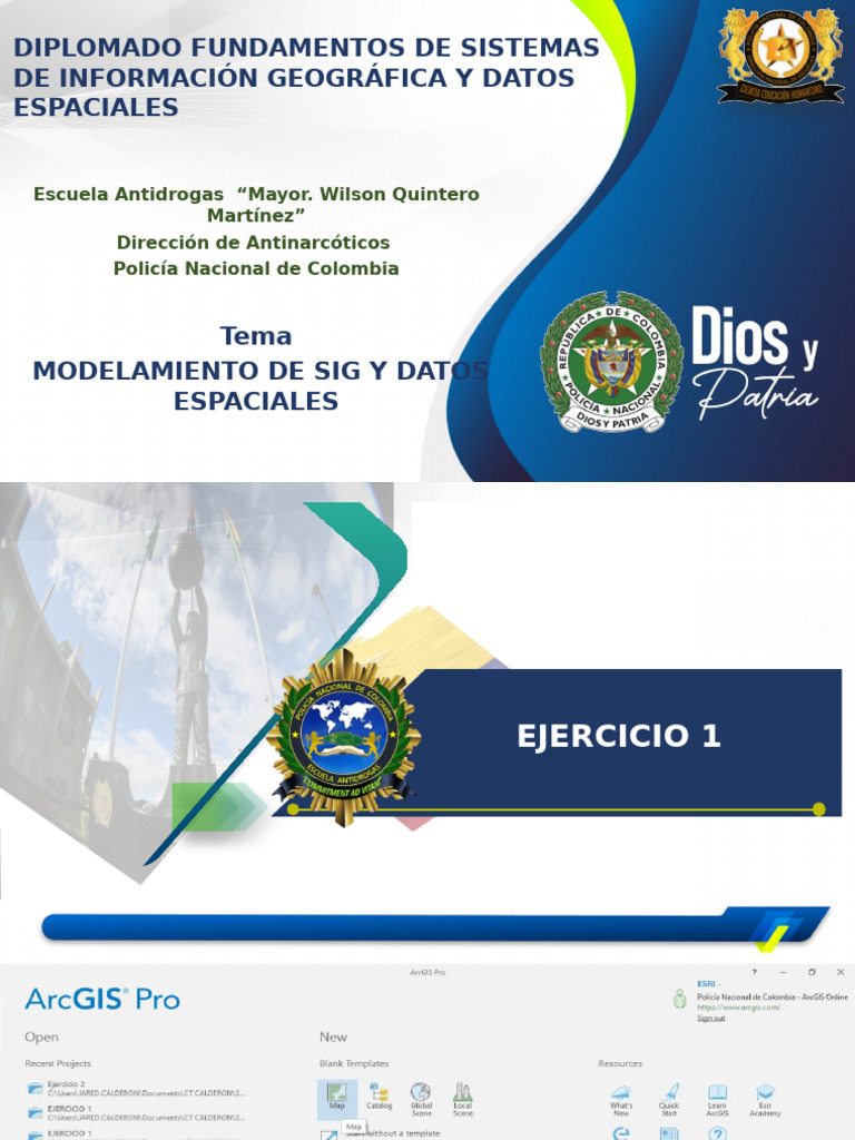 6.1 Procedimiento1 Creacion de Geodatabase y Elaboracion de Mapa Basico ...