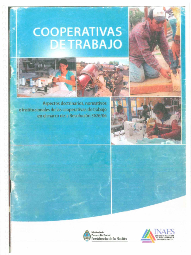 Cooperativas de Trabajo (Cartilla) | PDF