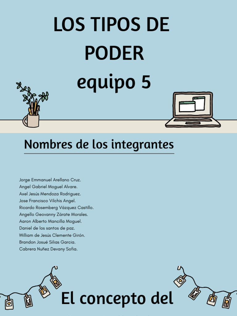 Los Tipos de Poder Wil | PDF | Poder (social y político) | Psicología ...