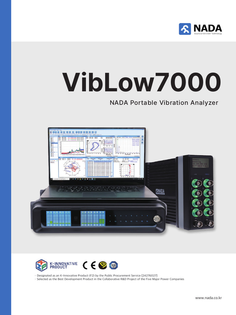 VibLow7000: Award-Winning Vibration Analyzer | PDF | Analog To Digital ...