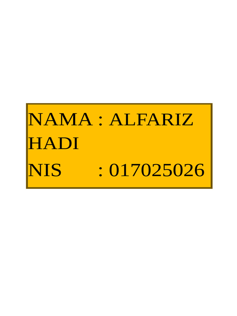 Nama | PDF