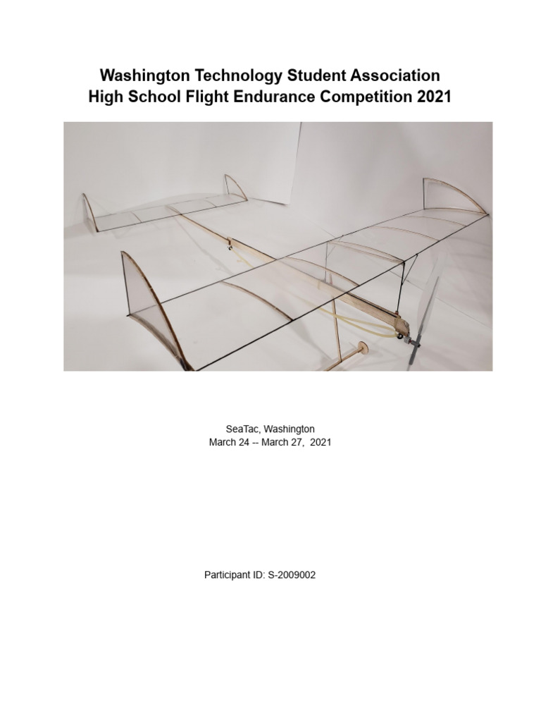 Flight Endurance Competition Insights | PDF | Lift (Force) | Propeller