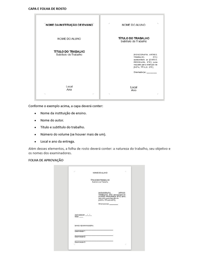 Formatação de Trabalhos Acadêmicos ABNT | PDF | Citação | Publicação