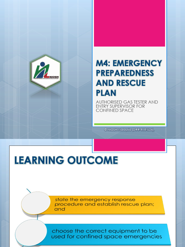 Confined Space Emergency Rescue Plan | PDF | First Aid ...