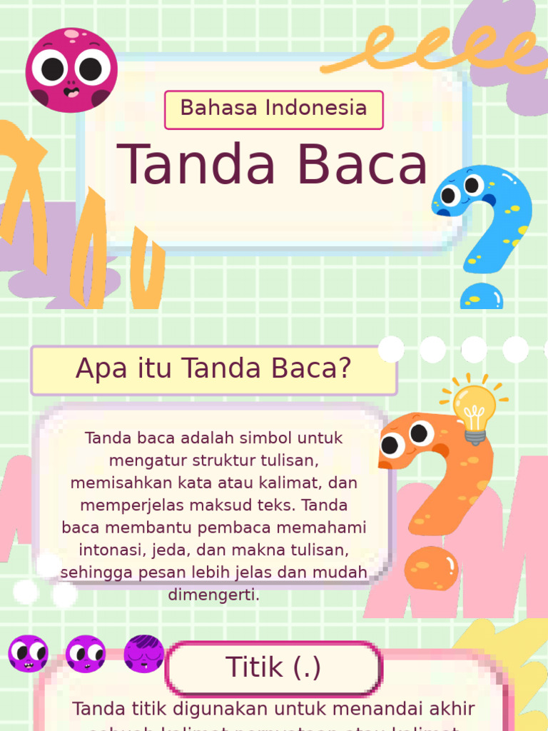 Panduan Lengkap Tanda Baca Bahasa Indonesia | PDF