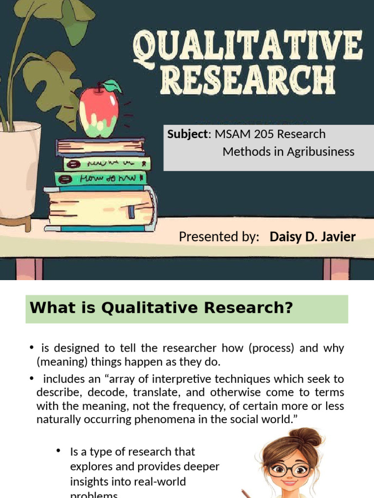 Understanding Qualitative Research Methods | PDF | Qualitative Research ...