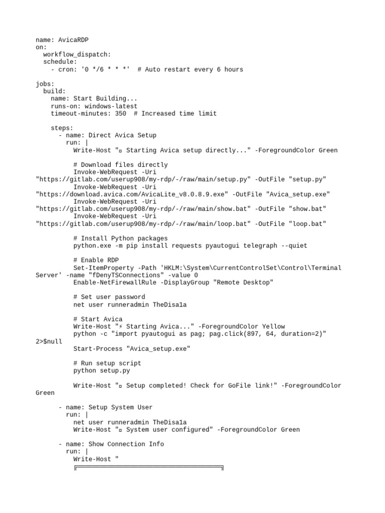 Avica RDP Setup and Configuration Guide | PDF | Remote Desktop Services ...
