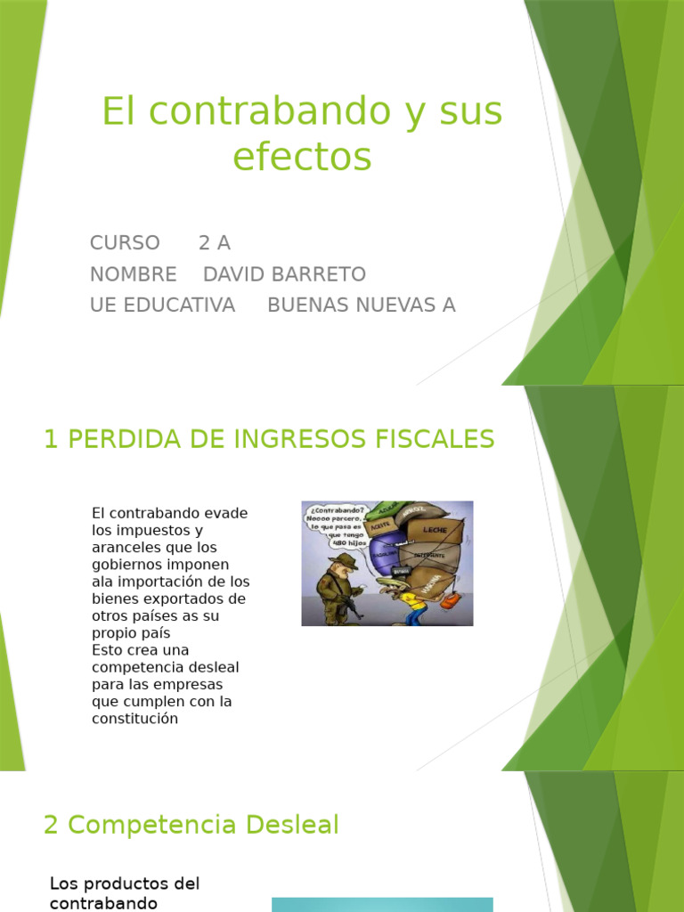 El Contrabando y Sus Efectos | PDF
