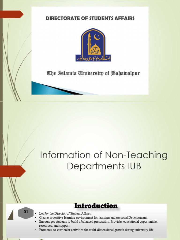 Non-Teaching Departments Overview - IUB | PDF | Sexual Harassment ...