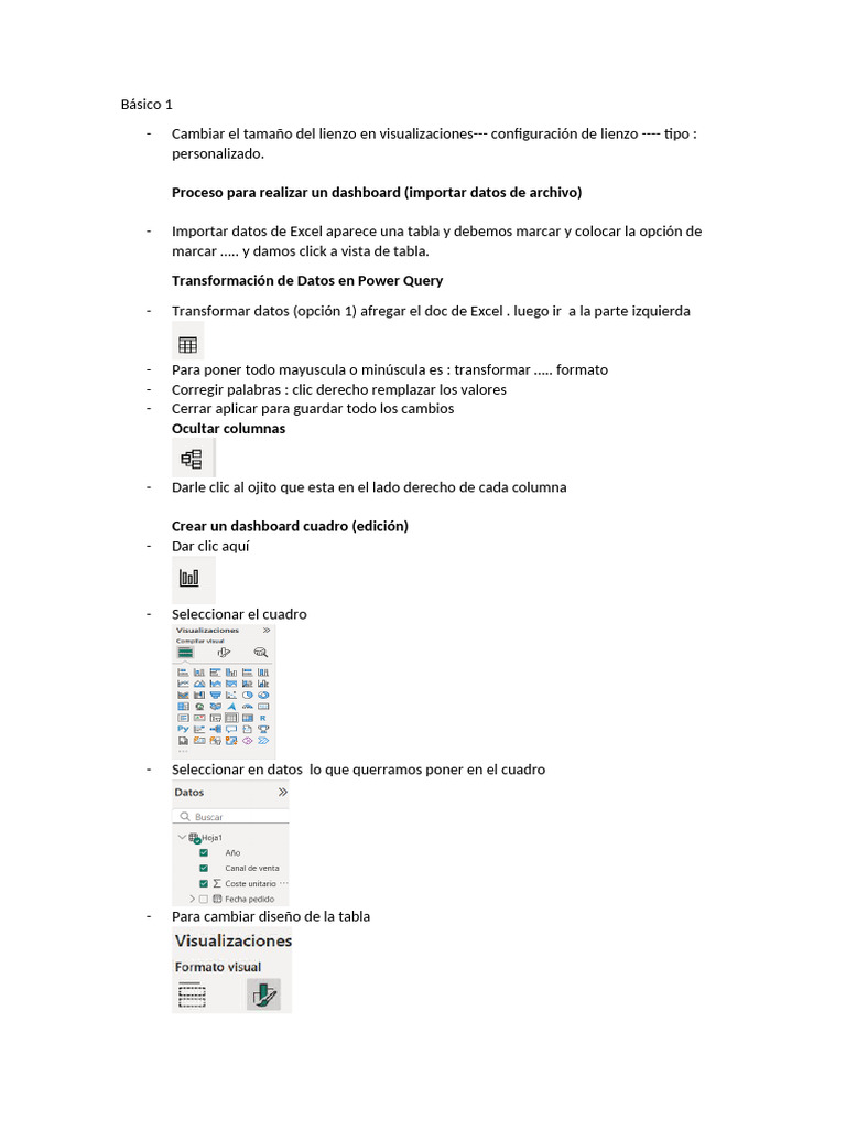 Guía para Crear Dashboards en Power BI | PDF