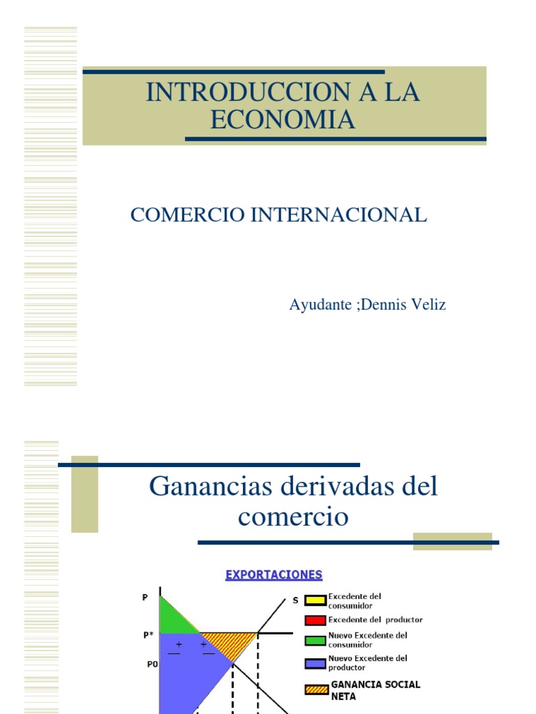 Excedente del consumidor en comercio internacional | PDF | Excedente ...