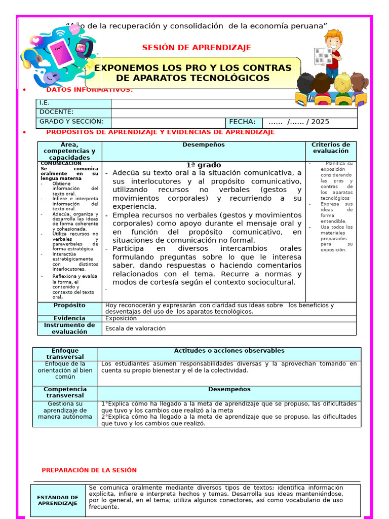 Pros y contras de la tecnología en clase | PDF | Comunicación | Aprendizaje