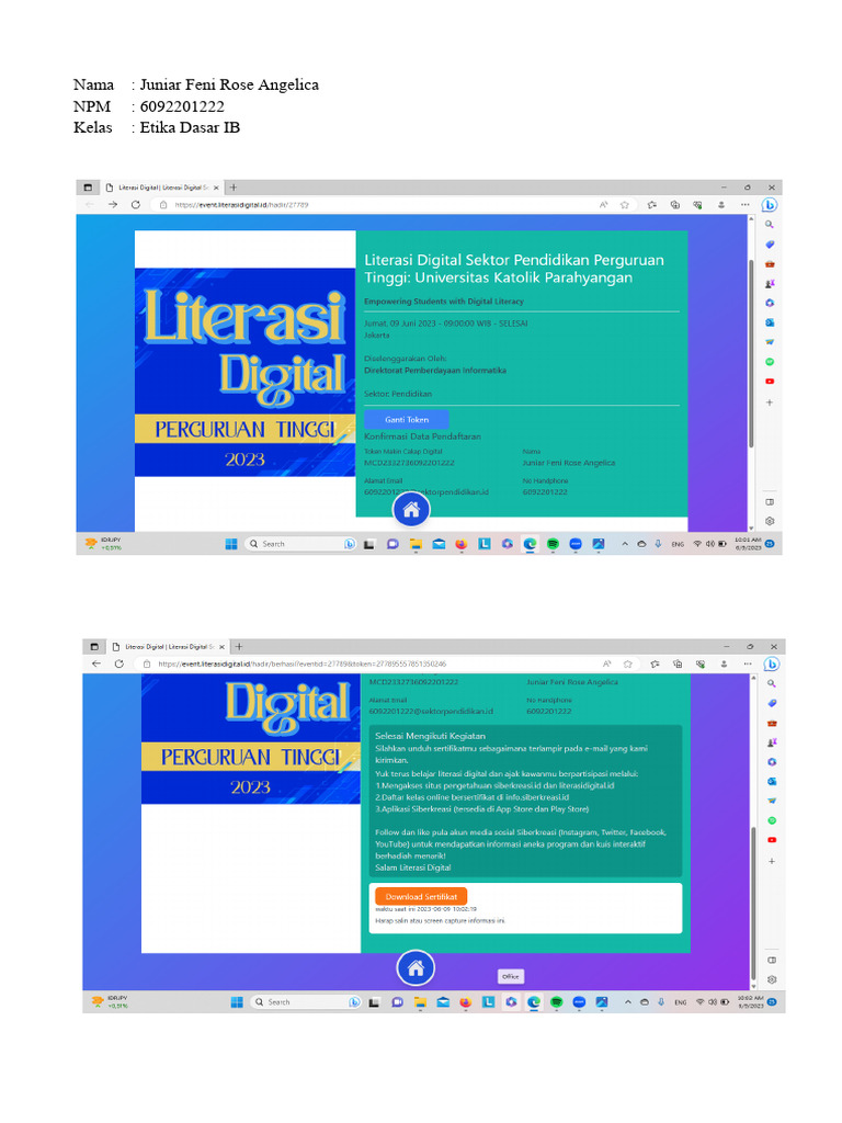 Etika dan Literasi Digital di Era Transformasi | PDF
