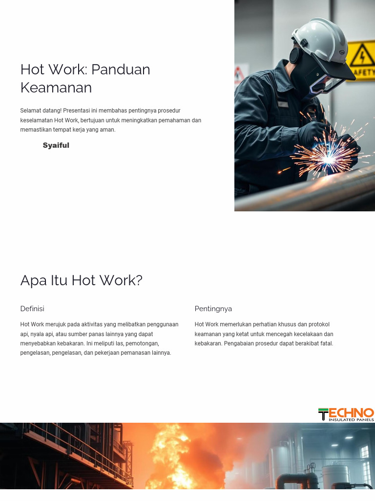 Panduan Keselamatan Hot Work Lengkap | PDF