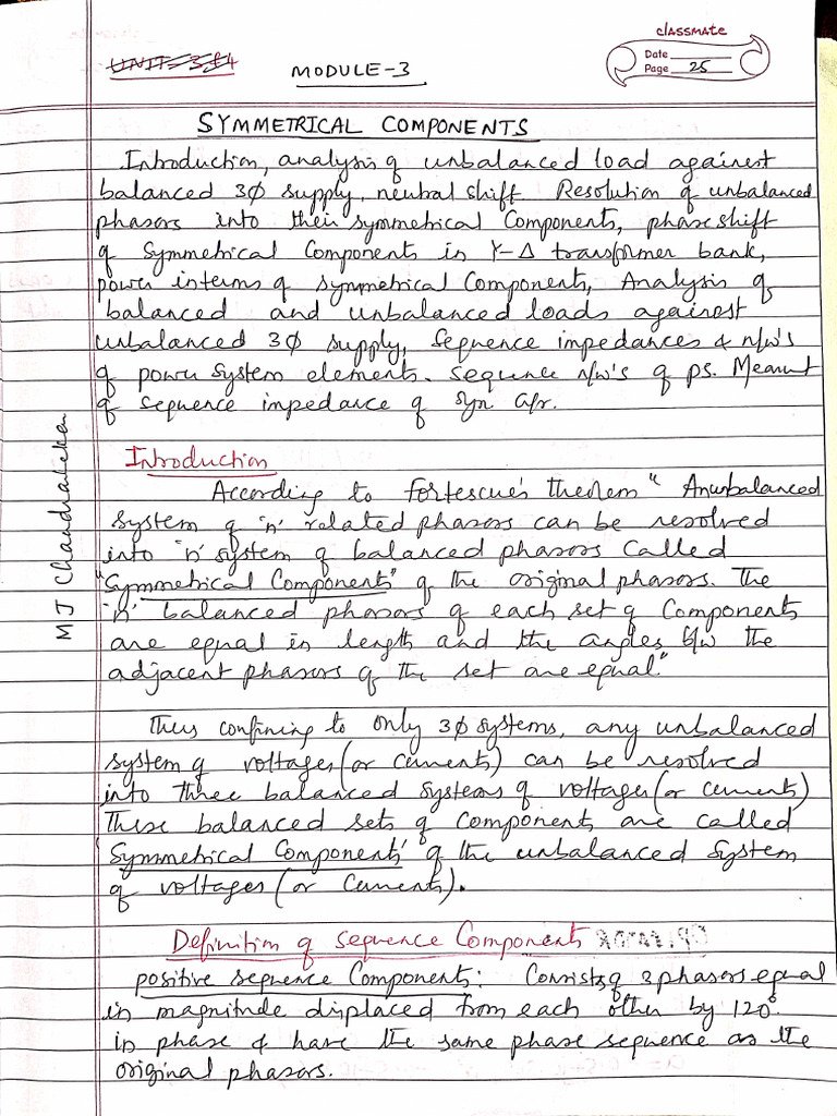 Symmetric Components | PDF