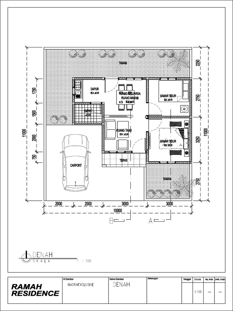 Denah Ramah Residence | PDF