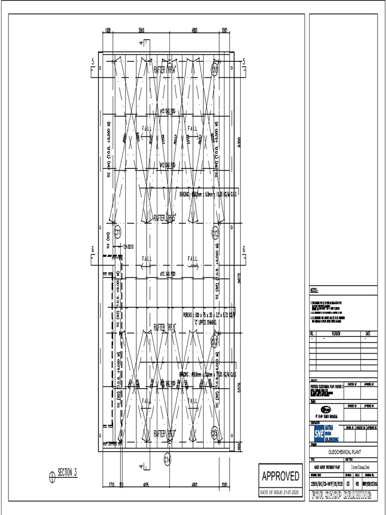 Oleochemical Plant Steel Column Layout | PDF