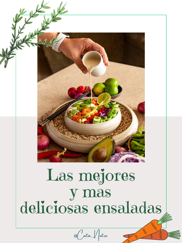 27 Recetas de Ensaladas Saludables | PDF | ensalada | Cilantro