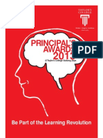 Principal's Awards 2013 Brochure