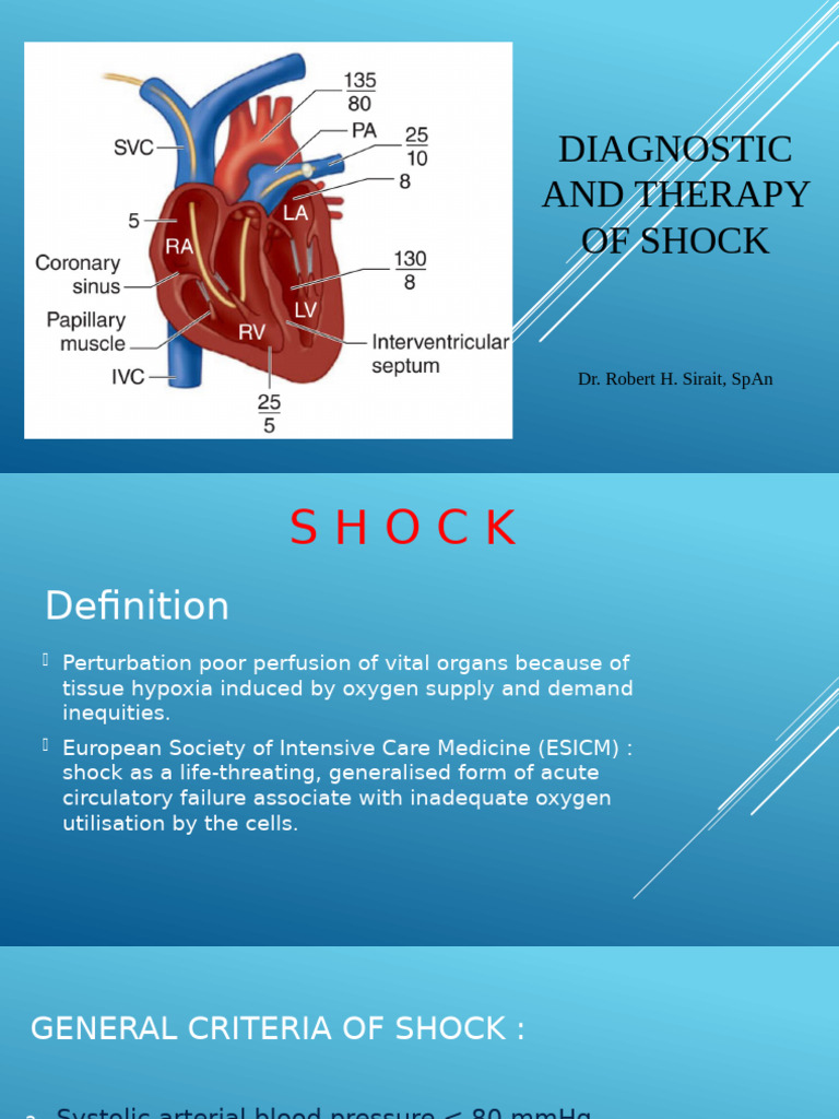 Shock Diagnosis and Treatment Guide | PDF | Shock (Circulatory) | Blood ...