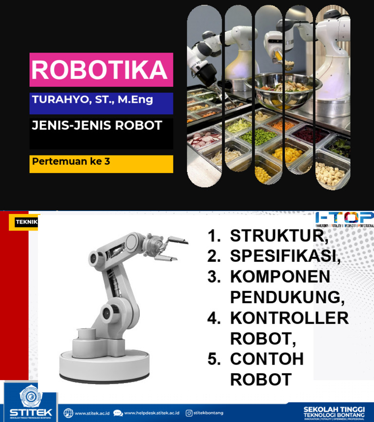 Jenis-Jenis Robot dalam Teknik Elektro | PDF