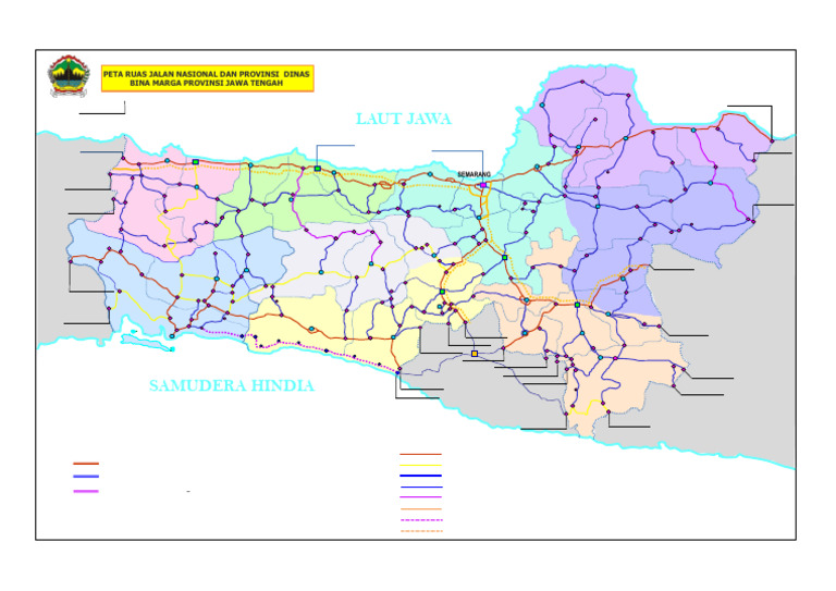 Peta Ruas Jalan Nasional dan Provinsi | PDF