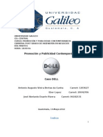 Caso Dell - Ingeniaria de Negocios - Universidad Galileo - Promoción y Publicidad Contemporaneos
