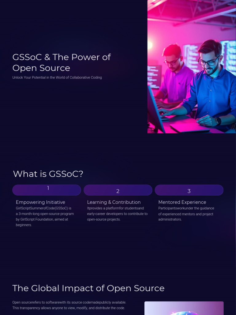 GSSoC and the Power of Open Source.pdf | PDF | Mentorship