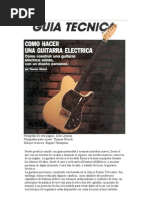 construir una guitarra eléctrica