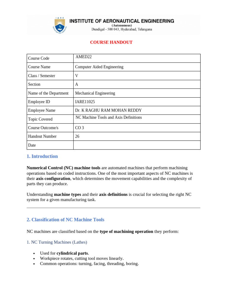 Cae 26 | PDF | Machining | Machines