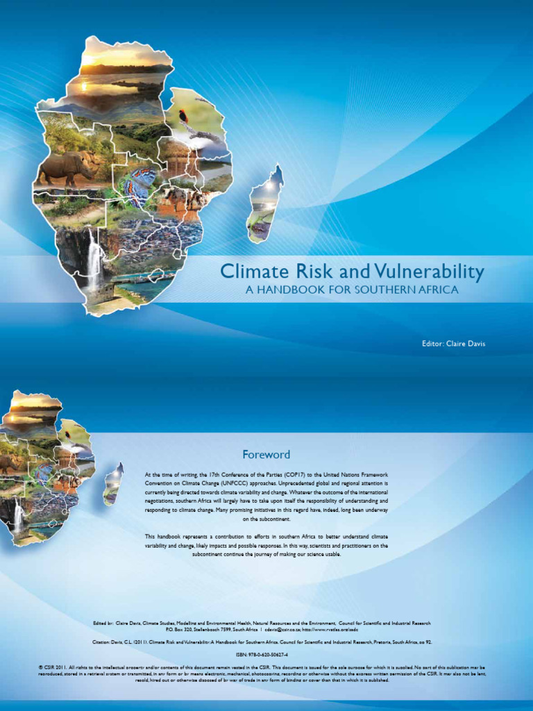 Climate Risk and Vulnerability Handbook | PDF | Climate | Sea Surface ...