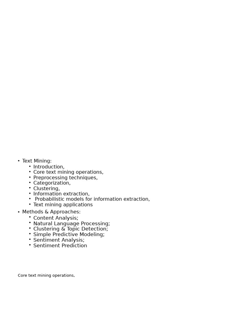 Text Mining Techniques and Applications | PDF